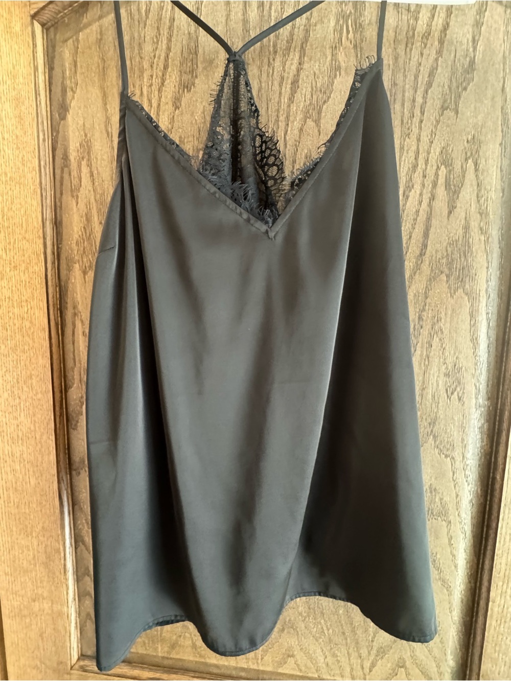 Express Black Lace Trim Slip